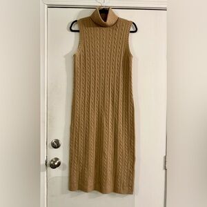 Ladies Ralph Lauren * 100% Cashmere Turtleneck Dress * Size Medium